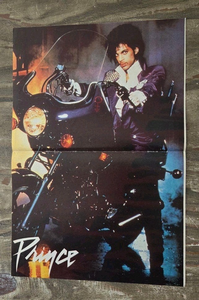 Prince Poster - Purple Rain, Ophalen of Verzenden, Zo goed als nieuw, A1 t/m A3, Film en Tv