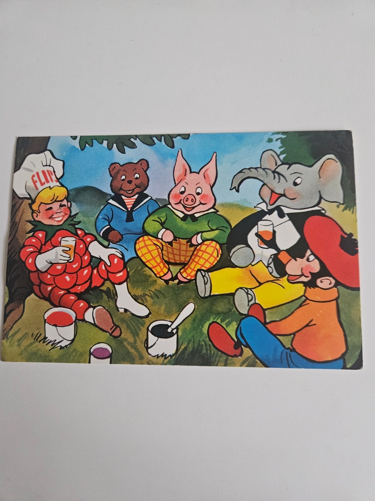 Vintage Flipje ansichtkaart, Ophalen of Verzenden, 1960 tot 1980, Gelopen, Overige thema's