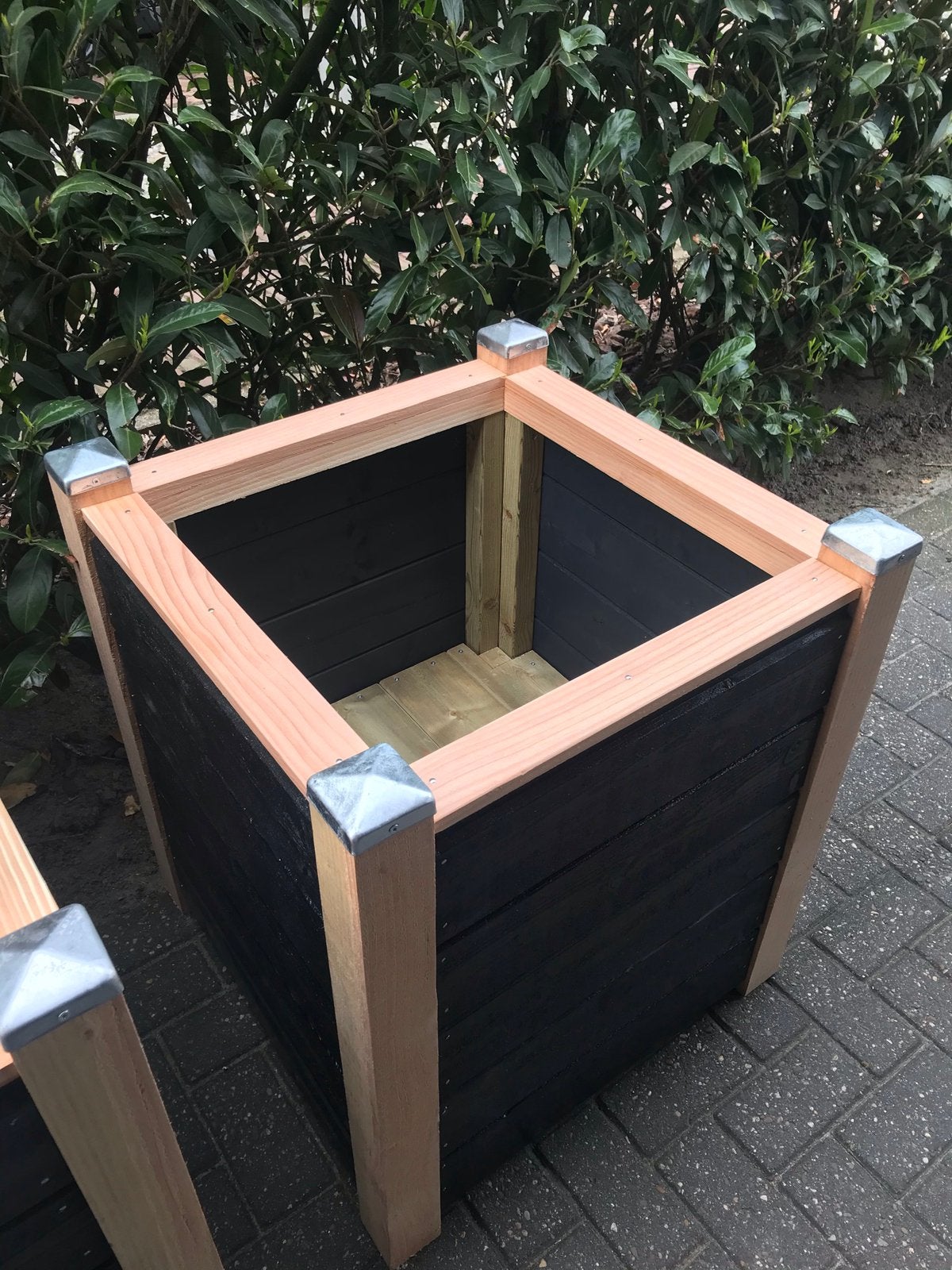 GROTE HOUTEN BLOEMBAKKEN BOOMBAK PLANTENBAK 75 cm hoog, Tuin en Terras, Bloembakken en Plantenbakken, Ophalen, Nieuw, Balkon, 60 tot 100 cm