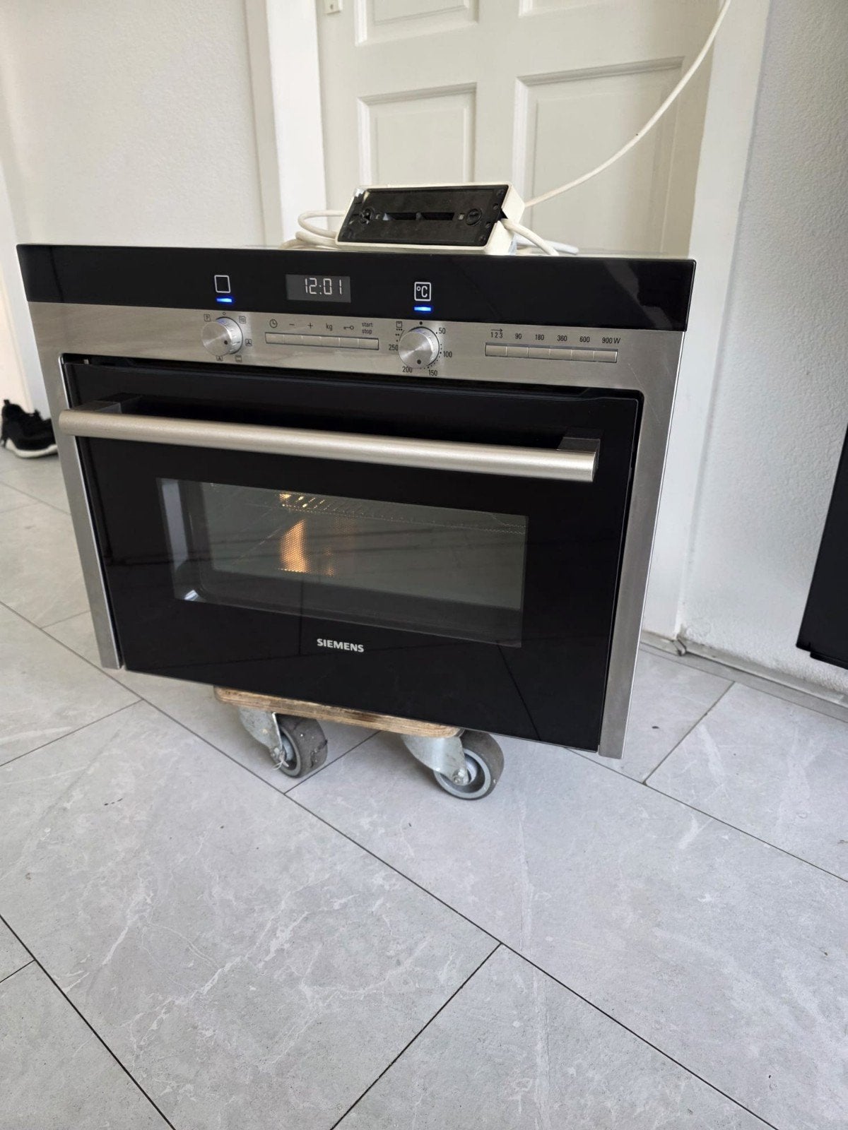 Siemens Inbouw Combi-magnetron 45x60 cm - Werkt perfect, Witgoed en Apparatuur, Ovens, Minder dan 45 cm, 60 cm of meer, Siemens