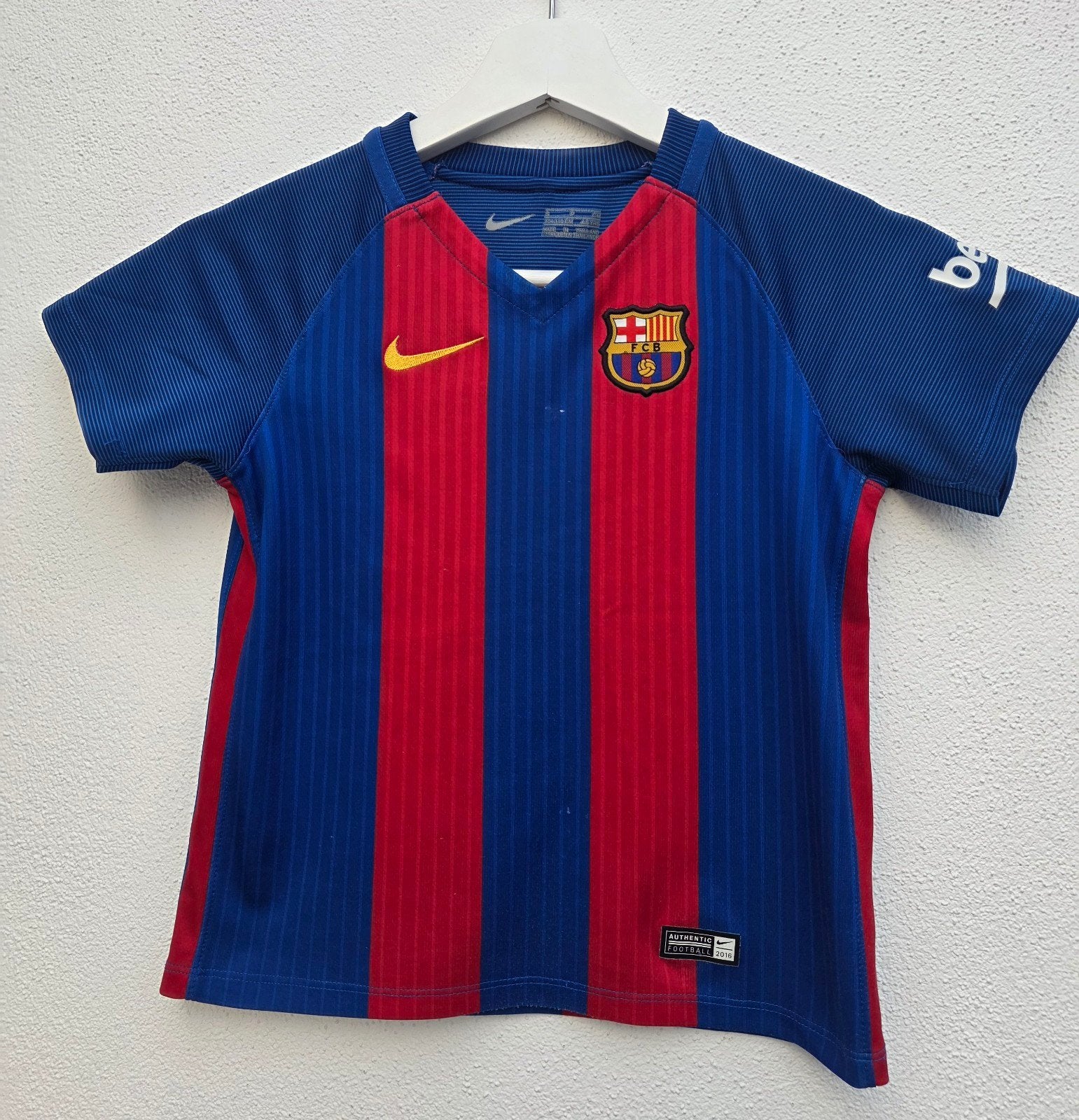 FC Barcelona Thuisshirt Nike - Maat 104-110 (4-5 jaar), Ophalen of Verzenden, Nike, Jongen of Meisje