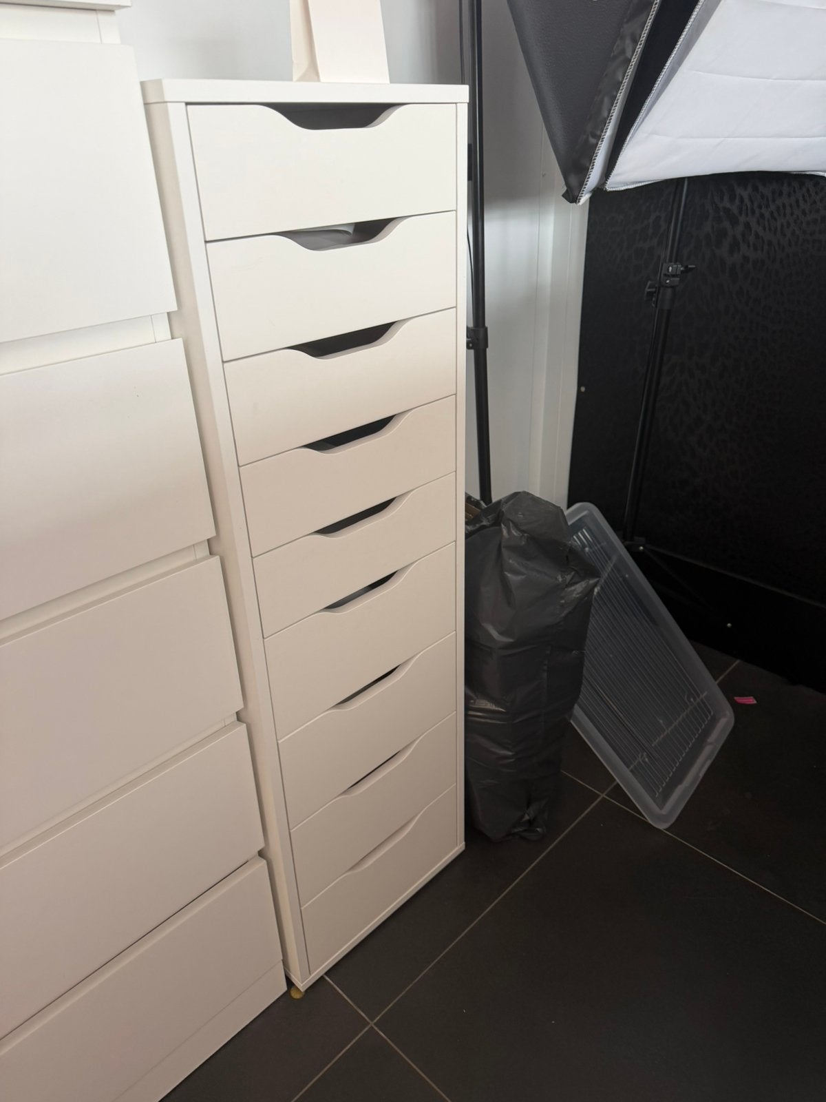 Alex kast ikea, Ophalen, Minder dan 50 cm, 5 laden of meer, Zo goed als nieuw