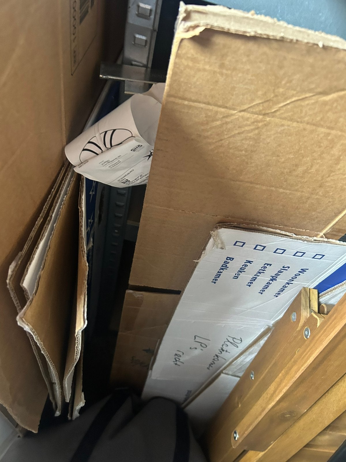 Ong 8 verhuisdozen, Ophalen, 40 tot 60 cm, 50 tot 75 cm, 35 tot 50 cm