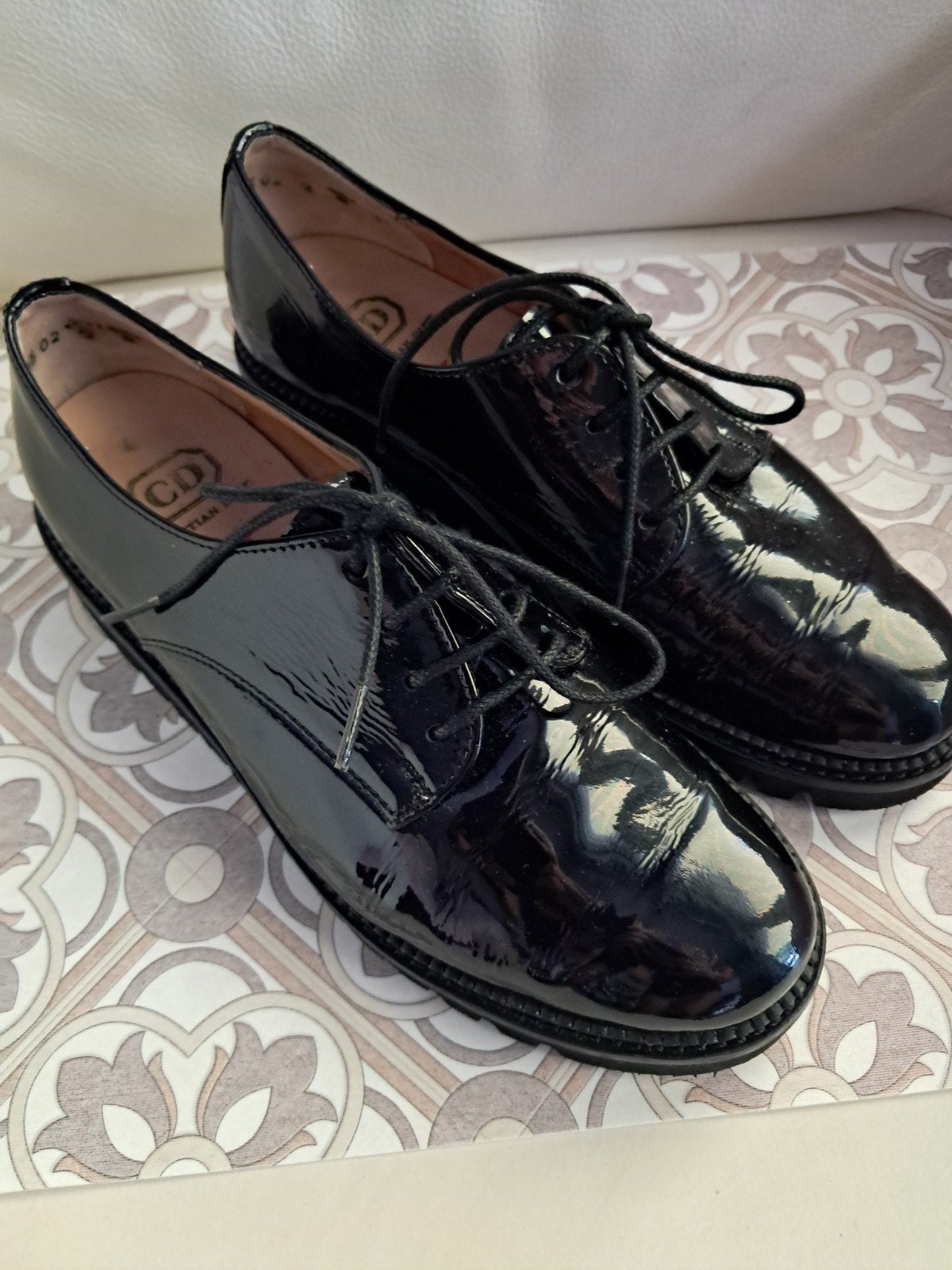 Christiaan Dietz Zwart Lakleer Schoenen Maat 37, Schoenen met lage hakken, Zwart, Ophalen of Verzenden, Zo goed als nieuw