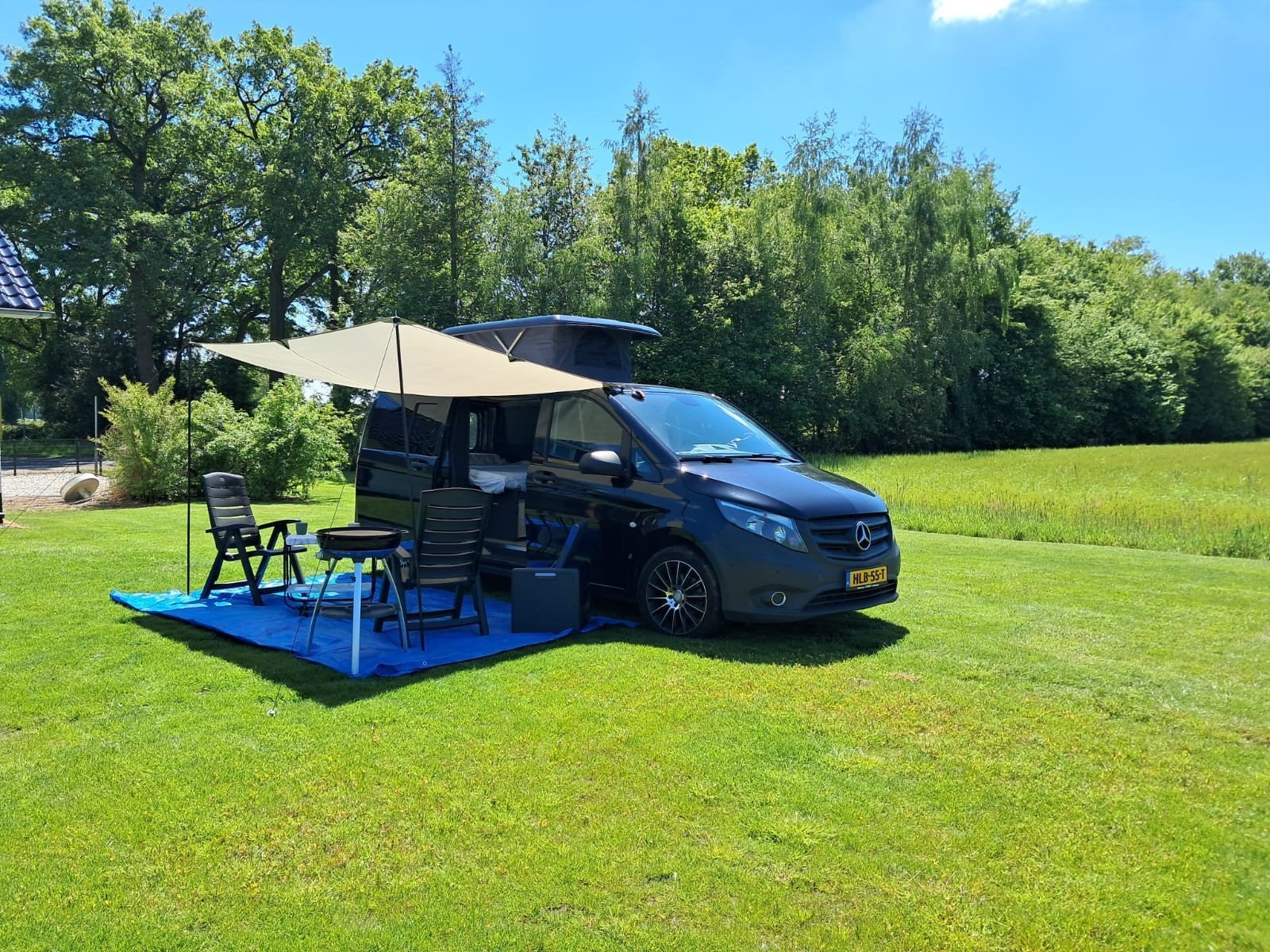 Mercedes-Benz Vito camper long met hefdak, Automaat, Buscamper of Camperbus, Tot en met 2, Mercedes-Benz