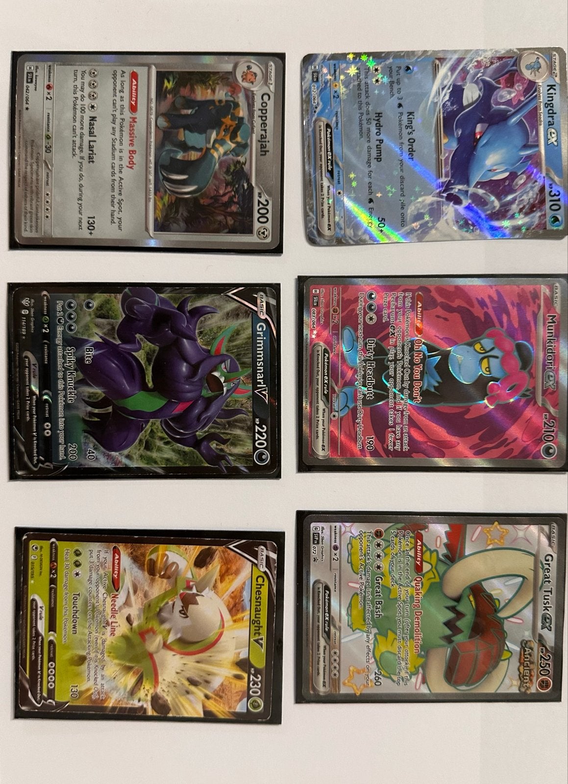 Pokémon kaarten V, VMAX, GX - Zeldzame collectie, Ophalen of Verzenden, Zo goed als nieuw, Meerdere kaarten, Foil
