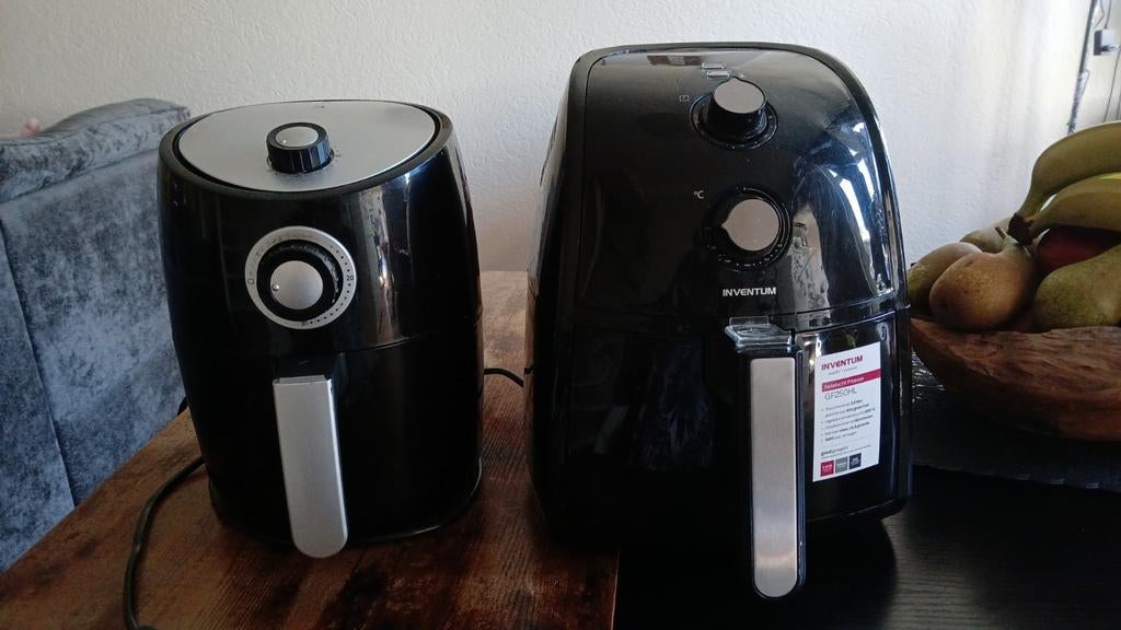 Twee Airfryers - Inventum GF250HL en onbekend merk, Ophalen of Verzenden, Gebruikt