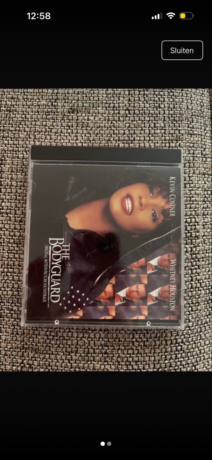 Whitney Houston - The Bodyguard Soundtrack CD, Gebruikt, Pop, Ophalen of Verzenden, Inclusief boekje
