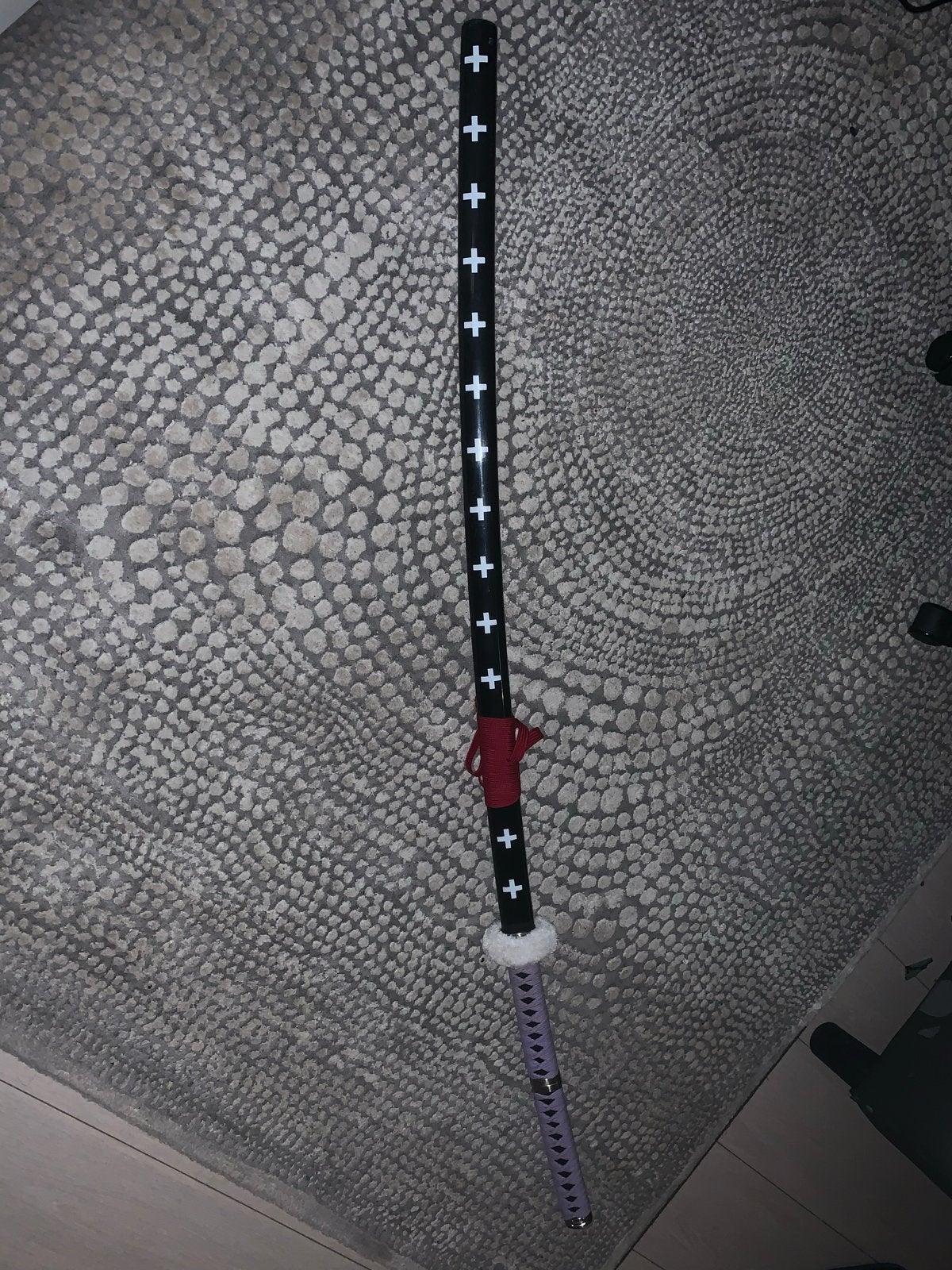Metalen Kikoku Zwaard van Trafalgar Law (One Piece), Ophalen of Verzenden, Zo goed als nieuw