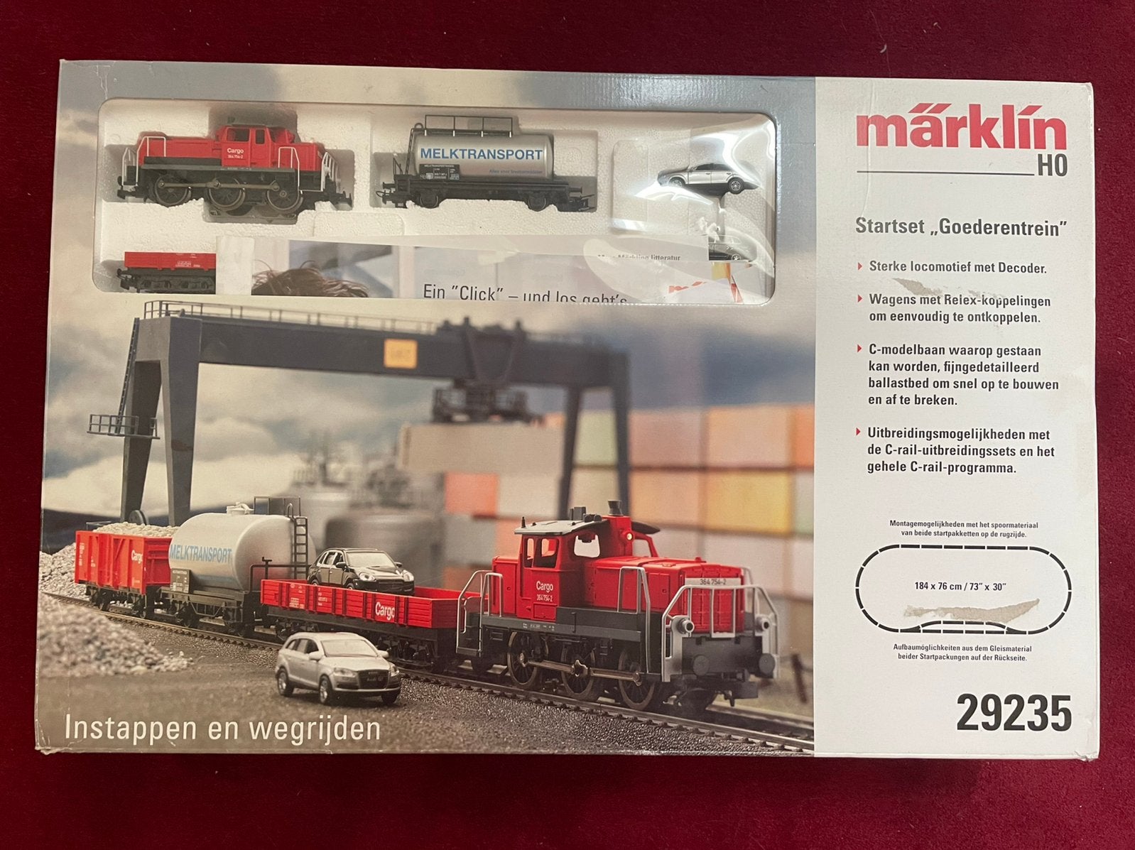Märklin 29235 startset goederentrein, Wisselstroom, Treinset, Ophalen of Verzenden, Zo goed als nieuw