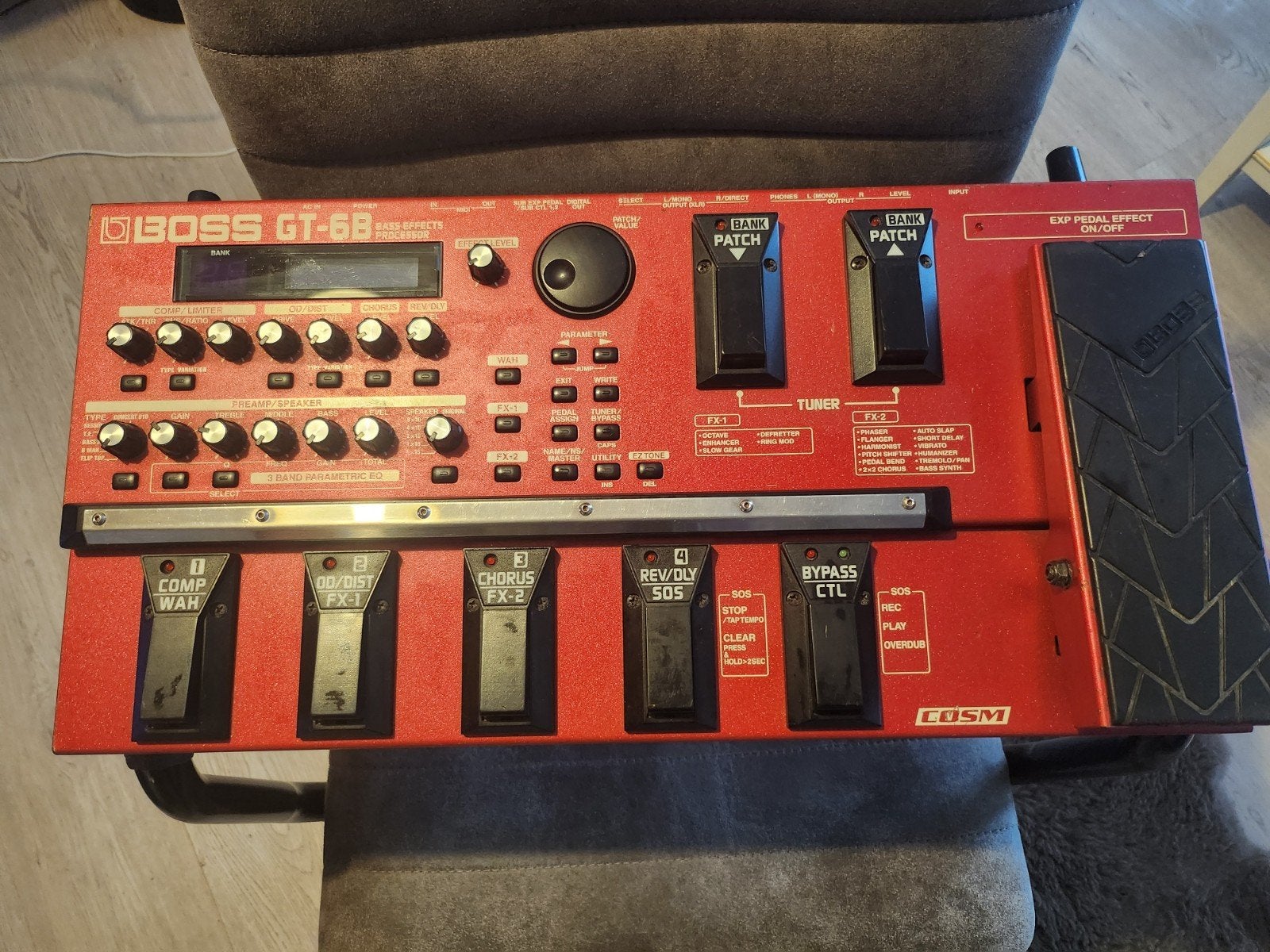 Boss GT-6B Bass Multi-Effect Processor, Ophalen, Gebruikt, Delay of Echo