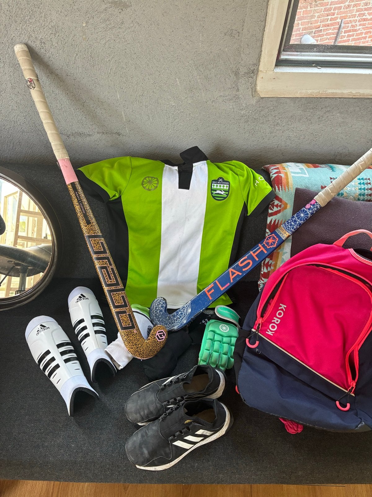 Complete hockeyuitrusting - Westerpark, Ophalen of Verzenden, Gebruikt, Stick