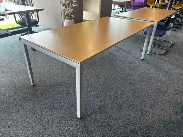 Tafels Drentea 200x100cm hoogte verstelbaar, Niet ingevuld, Gebruikt, 100 tot 150 cm, Niet ingevuld