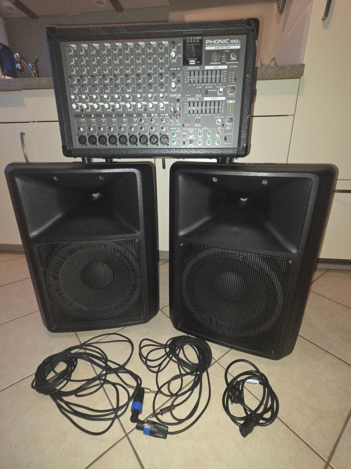 complete uitgebreide geluidset, Ophalen of Verzenden, Gebruikt, Minder dan 500 watt, P.A.