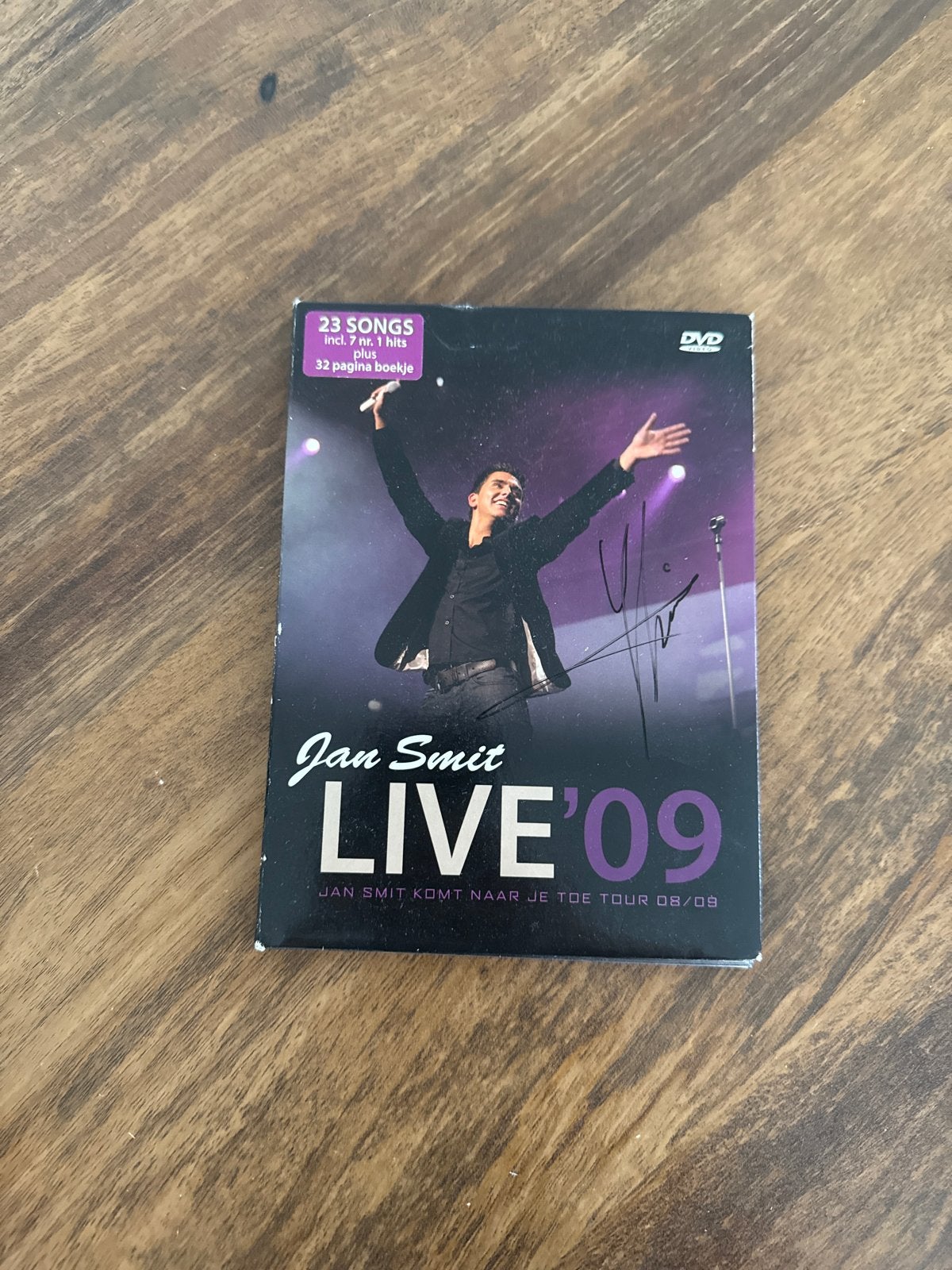 Jan Smit Live '09 DVD - Gesigneerd, Gebruikt, Alle leeftijden, Muziek en Concerten, Ophalen of Verzenden