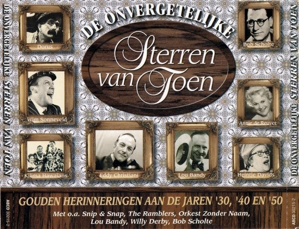 De Onvergetelijke Sterren Van Toen 3CD Box Nieuw, Ophalen of Verzenden, Nieuw in verpakking, Nederlandstalig