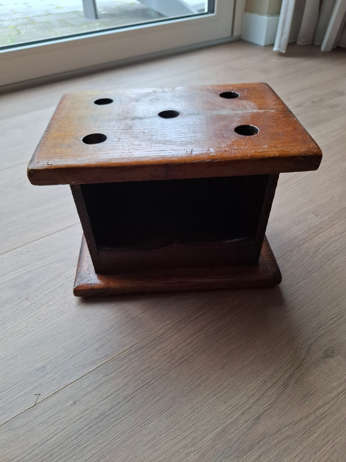 Antieke Houten Stoof - Decoratief Voetenwarmertje, Antiek en Kunst, Antiek | Woonaccessoires, Ophalen