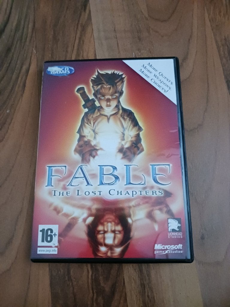 Fable the Lost Chapters PC CD-Rom, Avontuur en Actie, Gebruikt, 1 speler, Ophalen of Verzenden