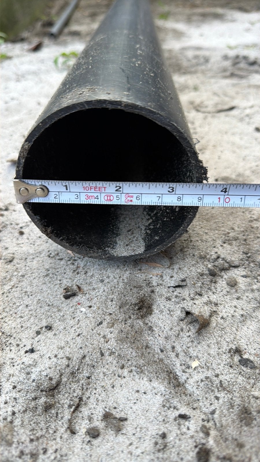 Zwarte PVC Buis - 2,93m lang, 90mm breedte, Ophalen, Gebruikt, Pvc, 2 tot 4 meter
