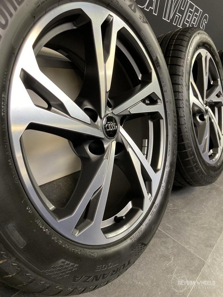20” originele Audi Q6 Etron RS velgen banden breedset 5x130, Gebruikt, 255 mm, -, -