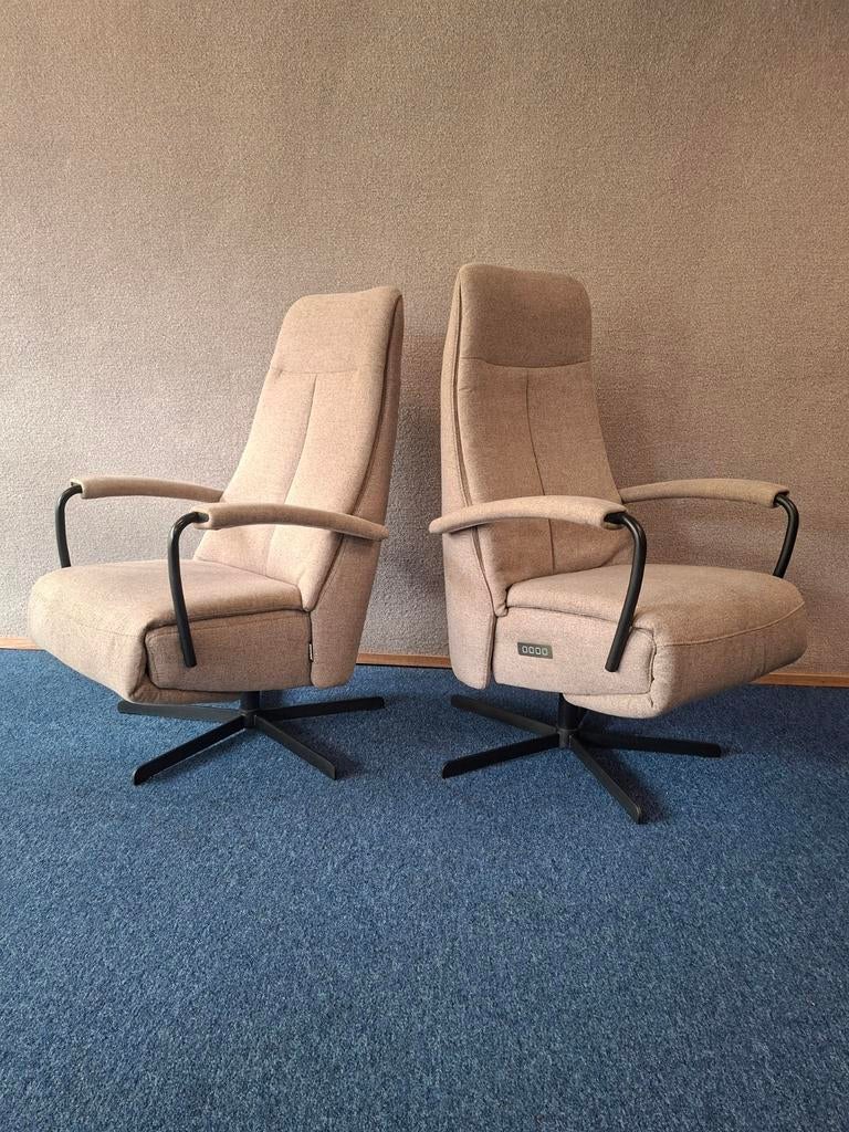 Set elektrische relax fauteuils Prominent C102 Als Nieuw!, Ophalen of Verzenden, Zo goed als nieuw, Staopenrelax@gmail.com, Sta-op-en-relax