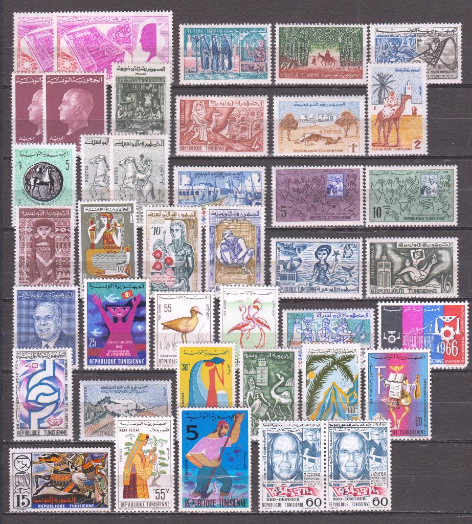 Tunesie postfris 2 scans, Verzenden, Buitenland