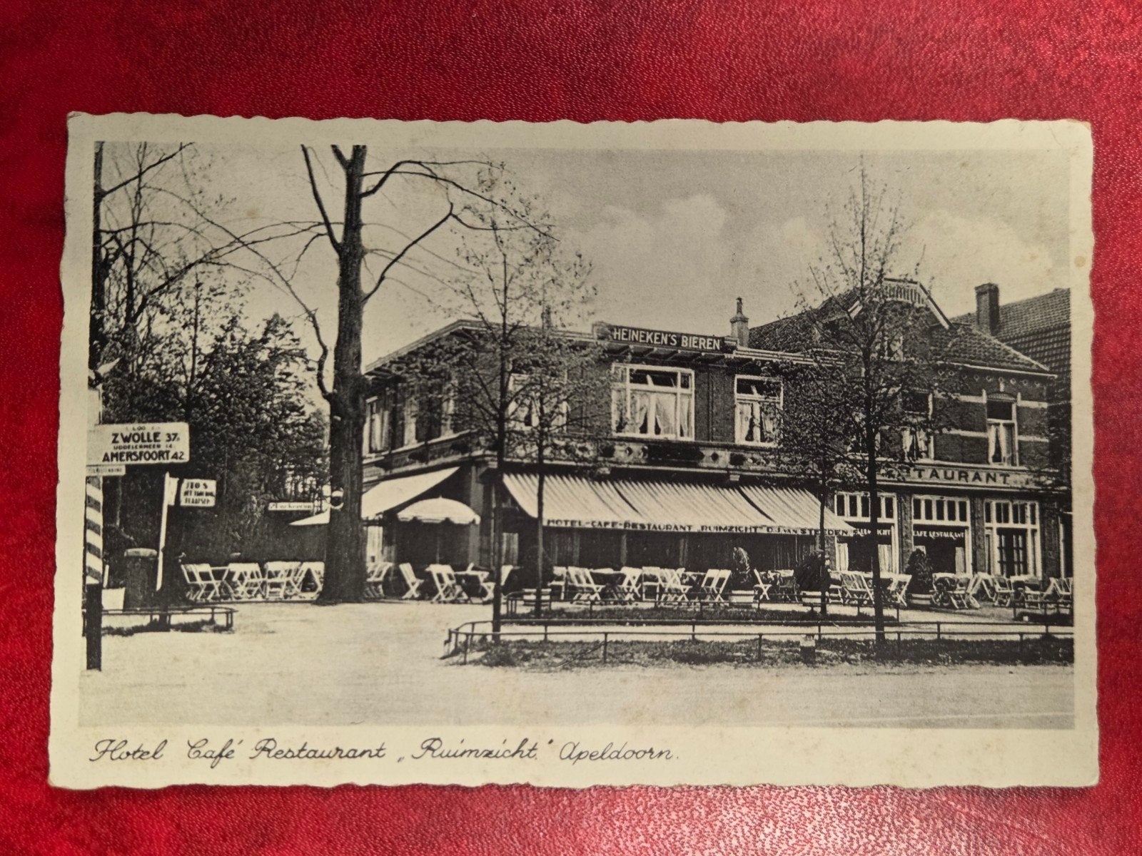 Apeldoorn Café-Restaurant Ruimzicht, Ophalen of Verzenden, 1940 tot 1960, Gelderland