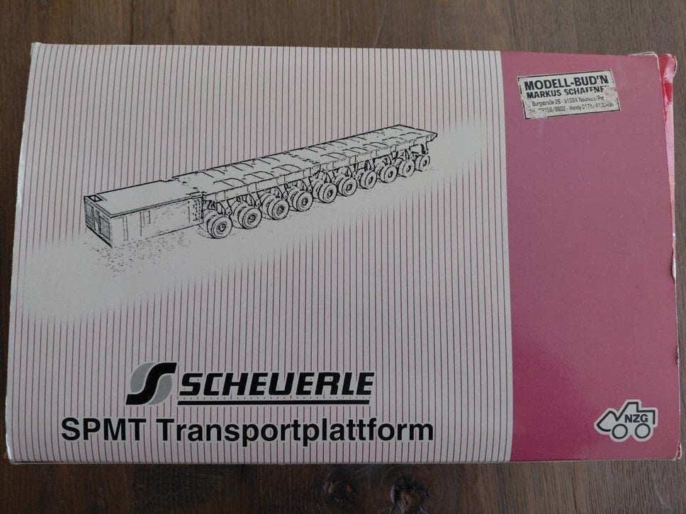NZG SCHEUERLE SPMT TRANSPORTPLATTFORM., Ophalen of Verzenden, Gebruikt, Hijskraan, Tractor of Landbouw, NZG