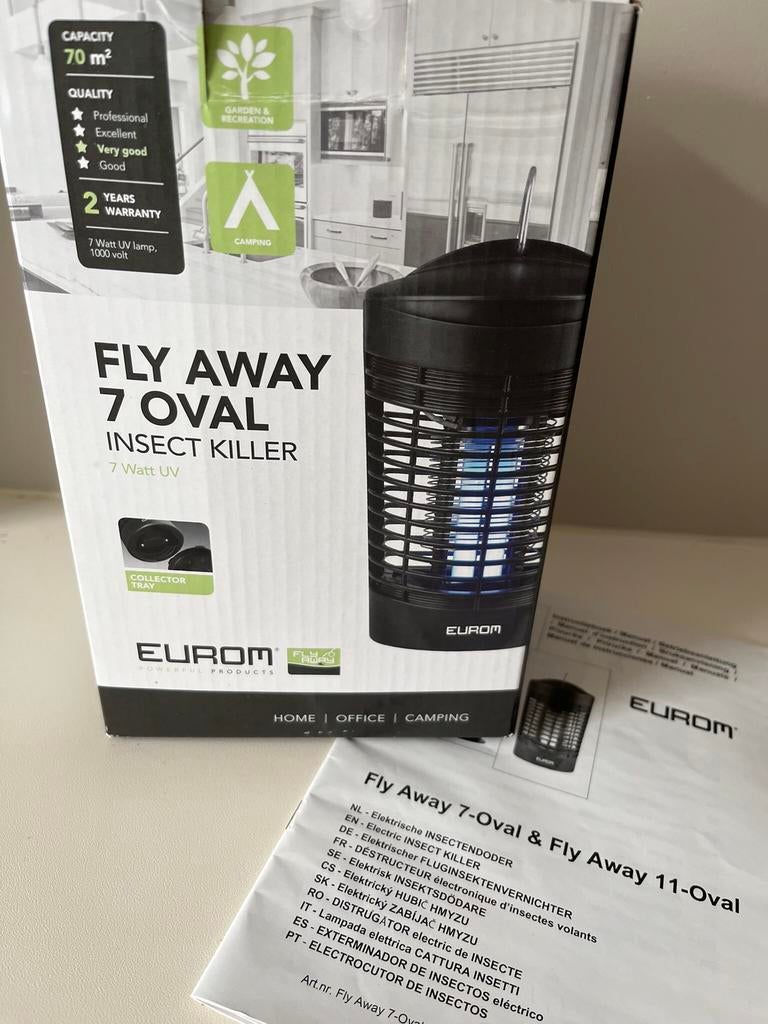 Insect killer - fly away 7 oval EUROM, Ophalen, Zo goed als nieuw