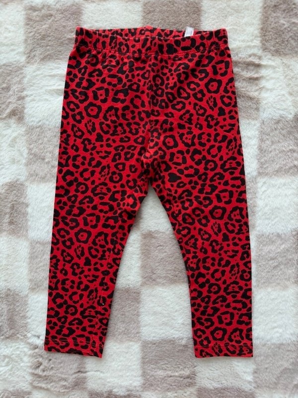 Leopardprint Legging Maat 92, Kinderen en Baby's, Kinderkleding | Maat 92, Broek, Meisje, Xx, Ophalen of Verzenden