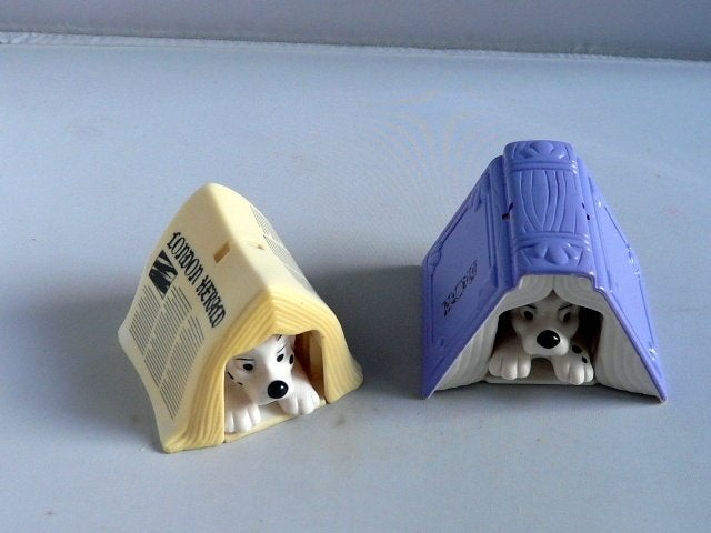 Disney # 101 Dalmatiërs in hondenhok e.a. - foto's, Ophalen of Verzenden, Overige figuren, Zo goed als nieuw, Beeldje of Figuurtje