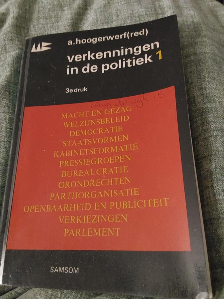 Verkenningen in de politiek, Boeken, Ophalen, Politiek en Staatkunde, Nederland