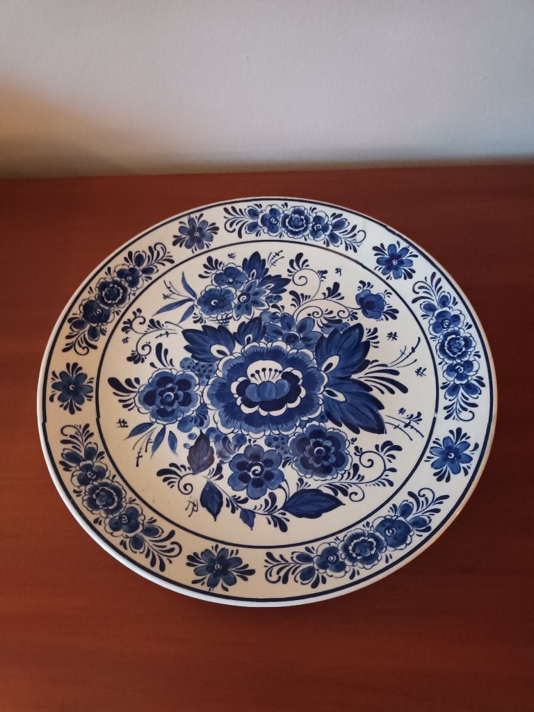 Delfts Blauw groot bord/ kan hangen!, Antiek en Kunst, Ophalen of Verzenden