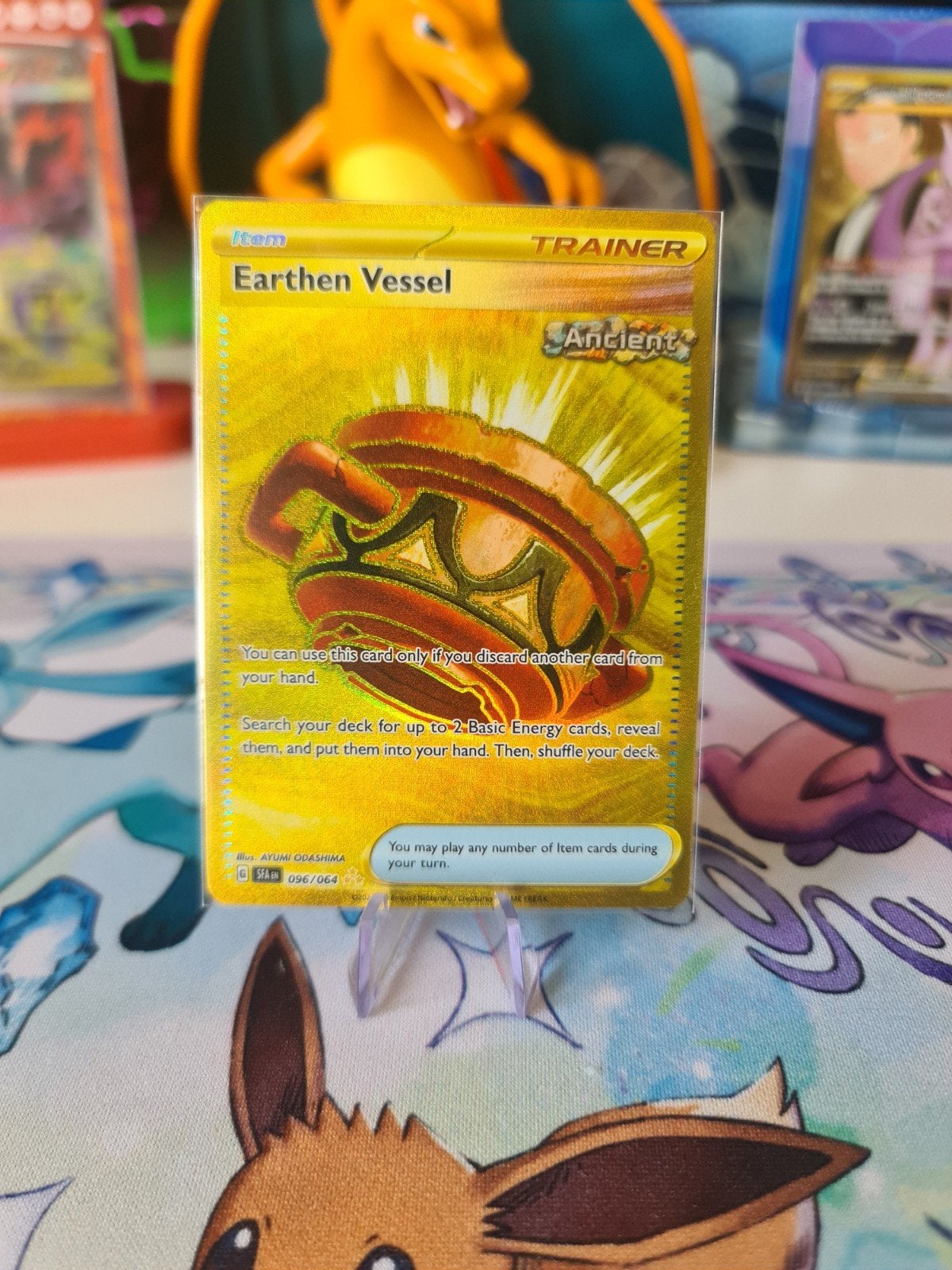 Earthen Vessel #096 Shrouded Fable Hyper Rare., Ophalen of Verzenden, Zo goed als nieuw, Losse kaart, Foil