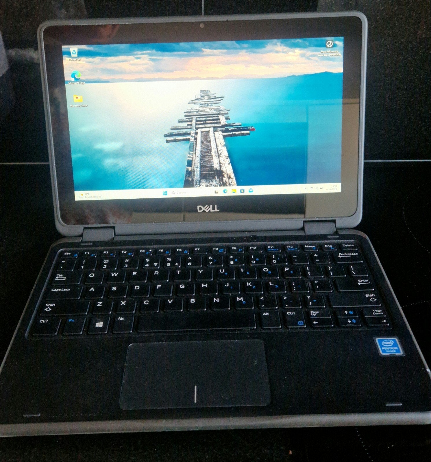 Dell Latitude 3190, Win 11, Office 2016, 8GB RAM, 128G, Gebruikt, 8 GB, Met touchscreen, Ophalen of Verzenden