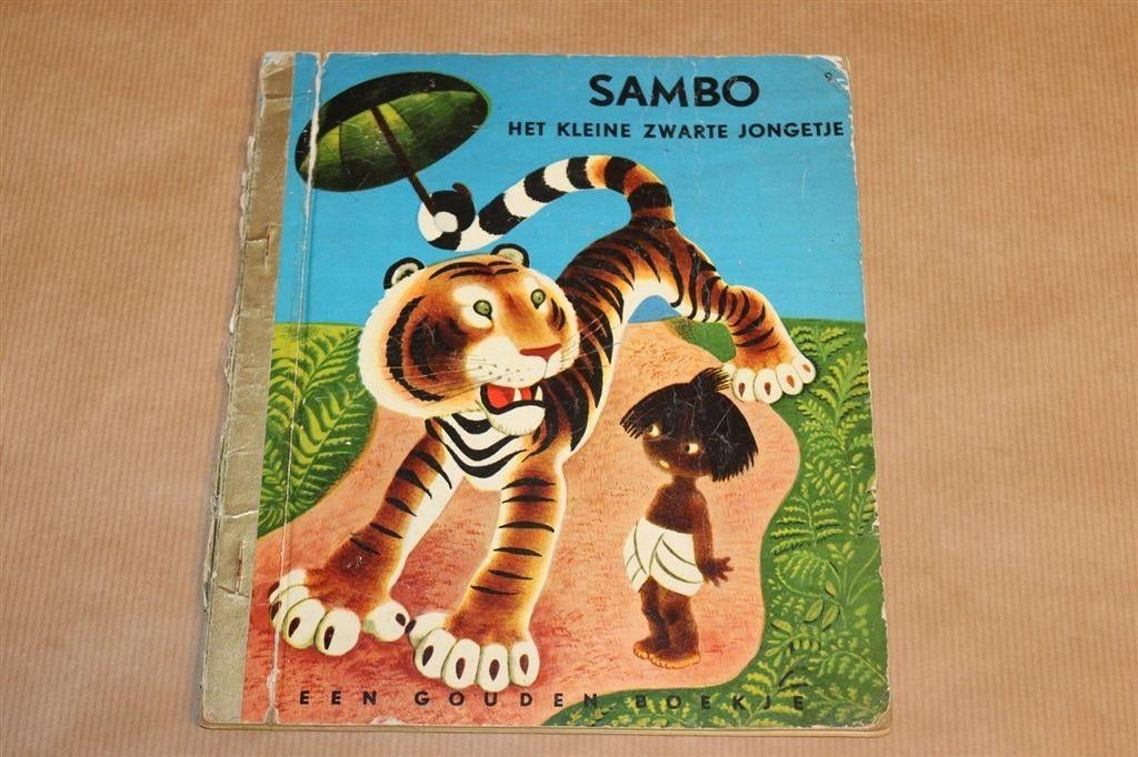 Sambo Kleine Zwarte Jongetje [1954] — Vintage Gouden Boek, Boeken, Ophalen of Verzenden, Gelezen
