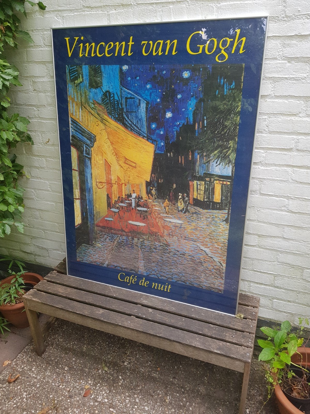 Vincent van Gogh poster in lijst, Ophalen, Glas