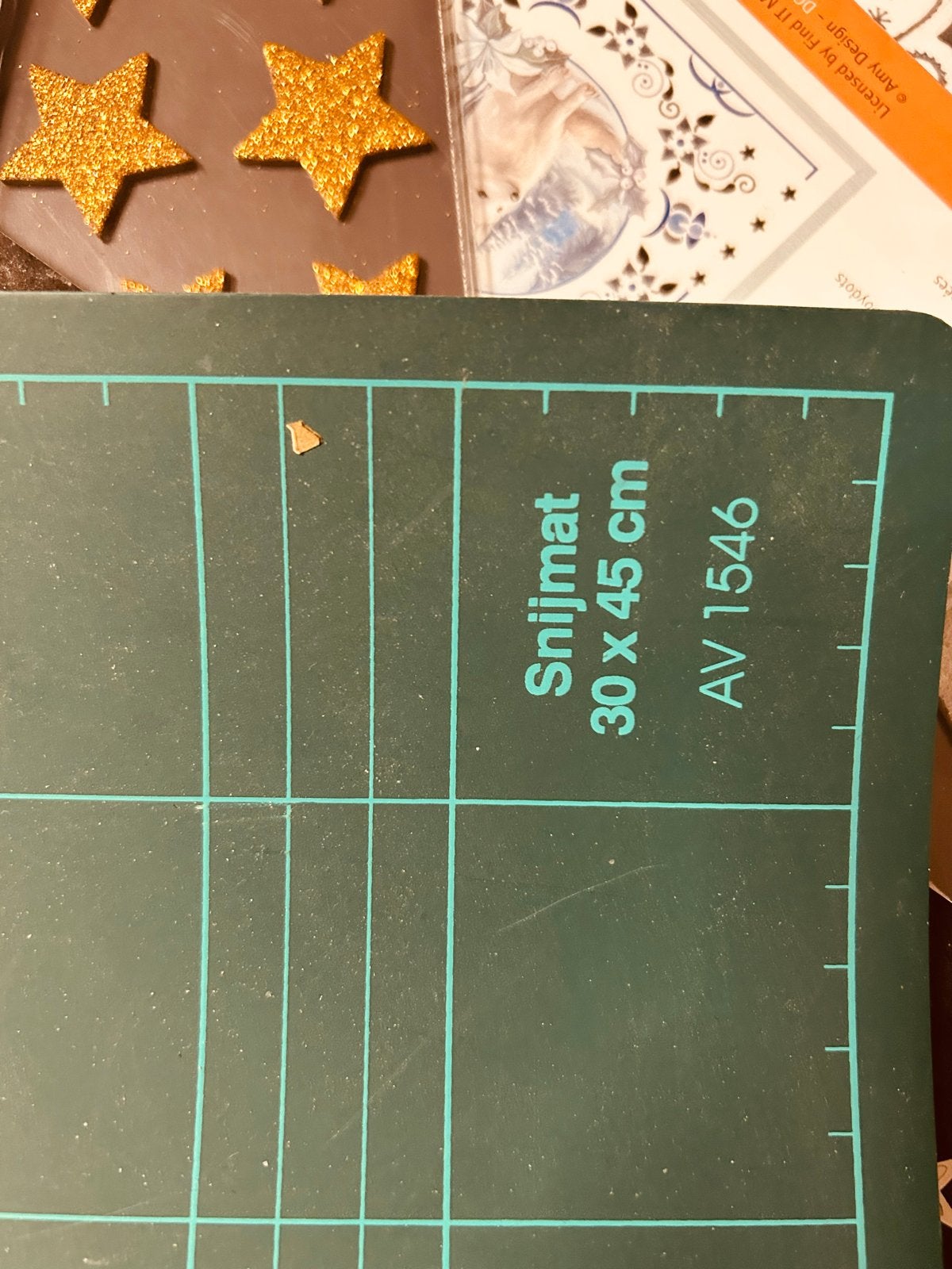 Snijmat 30 x 45 cm - Ideaal voor knutselprojecten, Geschikt voor snijden, Gebruikt, Groen, Gereedschap of Toebehoren
