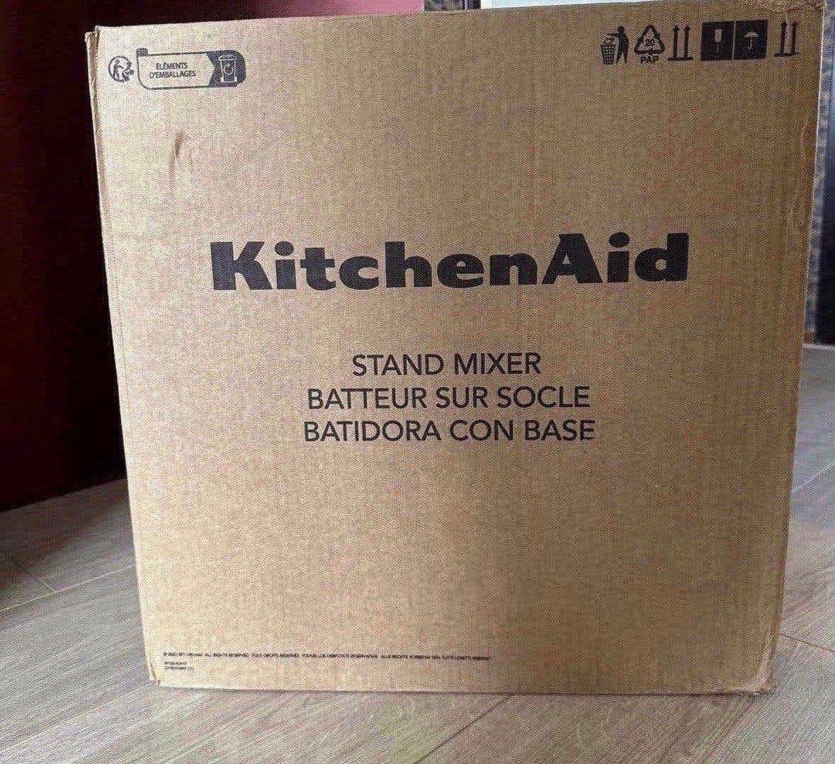 KitchenAid ONYX ZWART 4,8L ARTISAN 5KSM125EOB NIEUW IN DOOS, 3 tot 4 liter, Ophalen, Nieuw, 3 snelheden of meer
