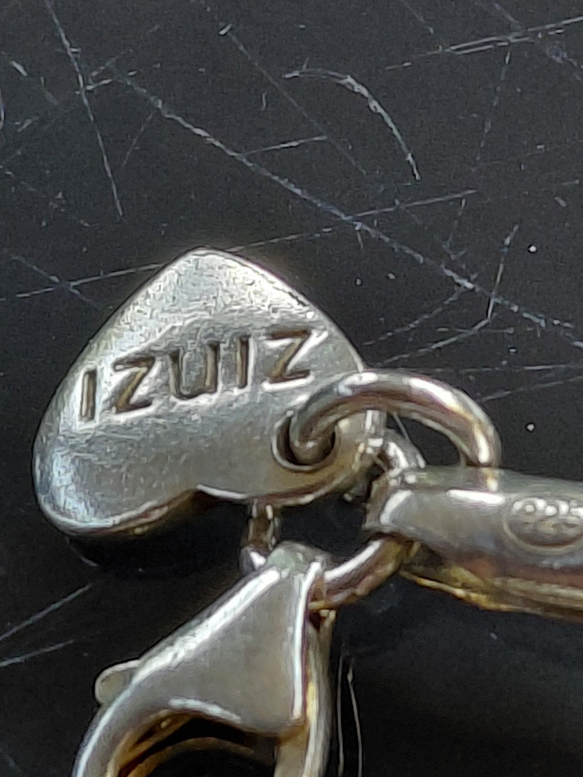 MOOIE ZILVEREN ARM OF ENKEL BAND VAN 18 CM INCLUSIEF 2 BEDEL, Ophalen of Verzenden, Zilver