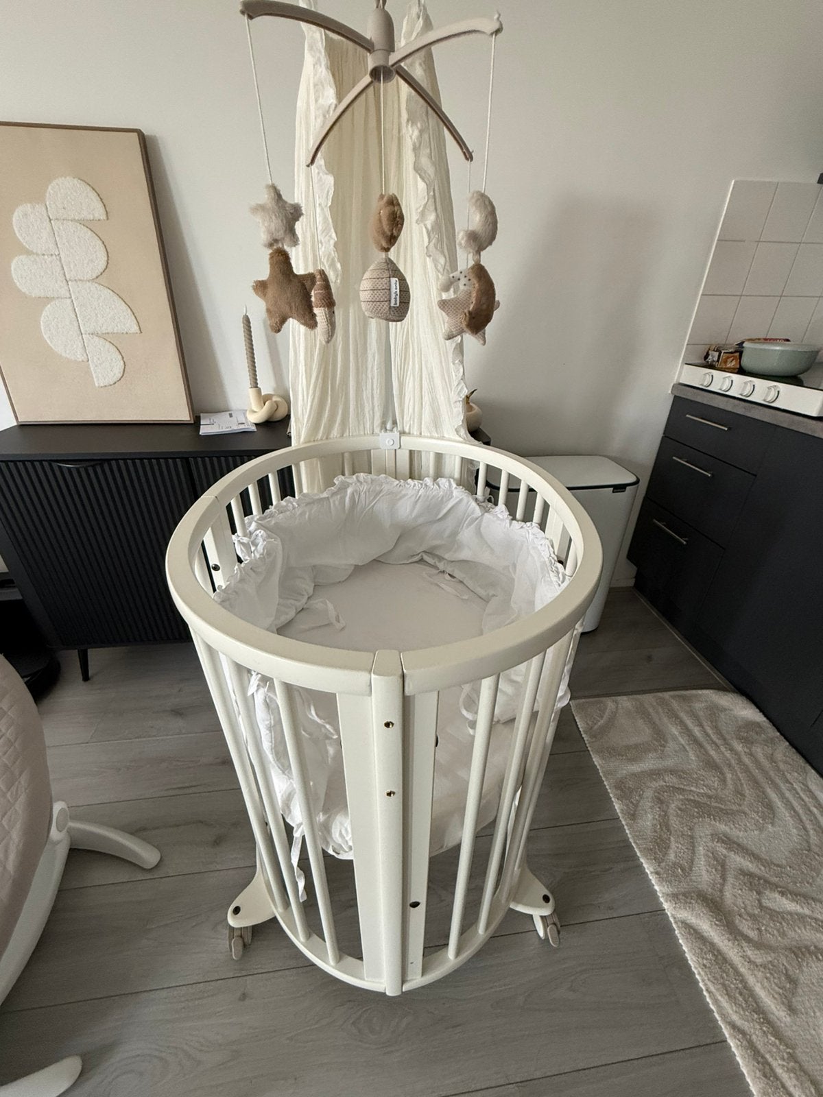 Stokke Sleepi Mini zo goed als nieuw!, Kinderen en Baby's, Babywiegjes en Ledikanten, Ophalen of Verzenden, Zo goed als nieuw