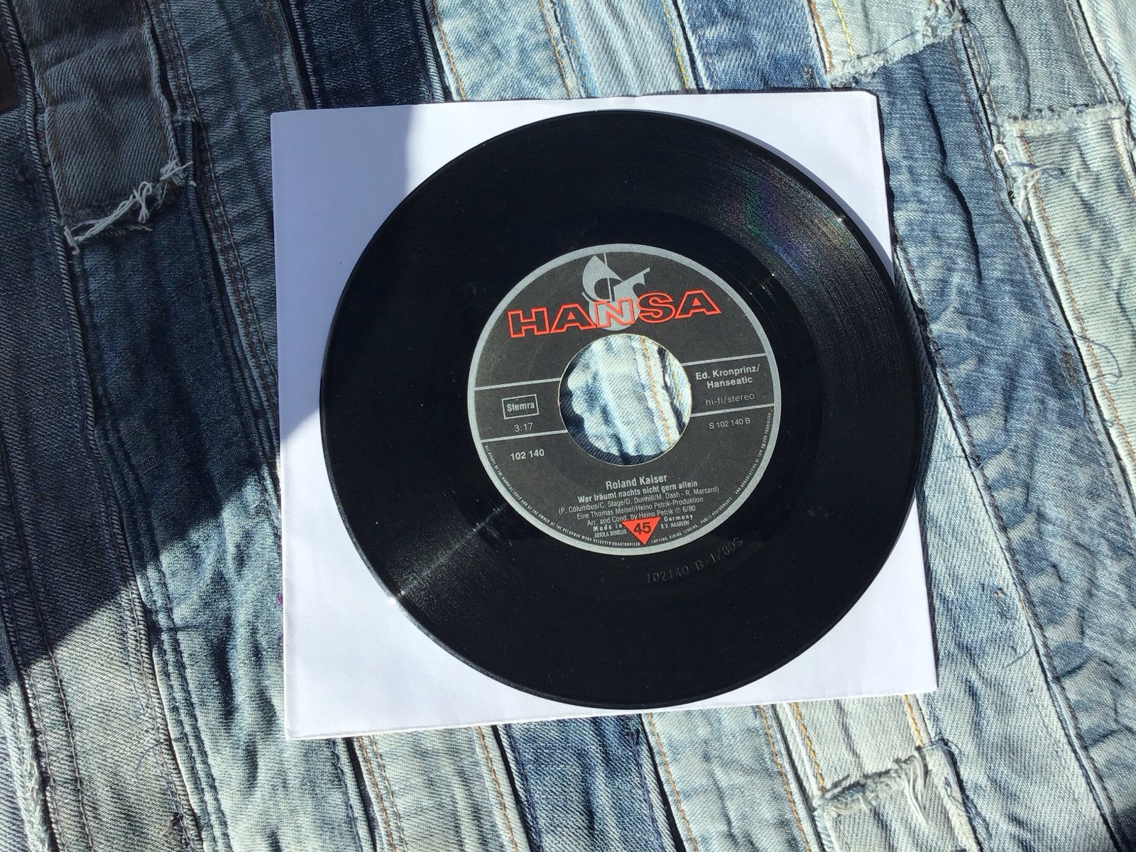 Roland Kaiser - Wer das weiss, lacht nie allein (Single), Gebruikt, 7 inch, EP, Schlager