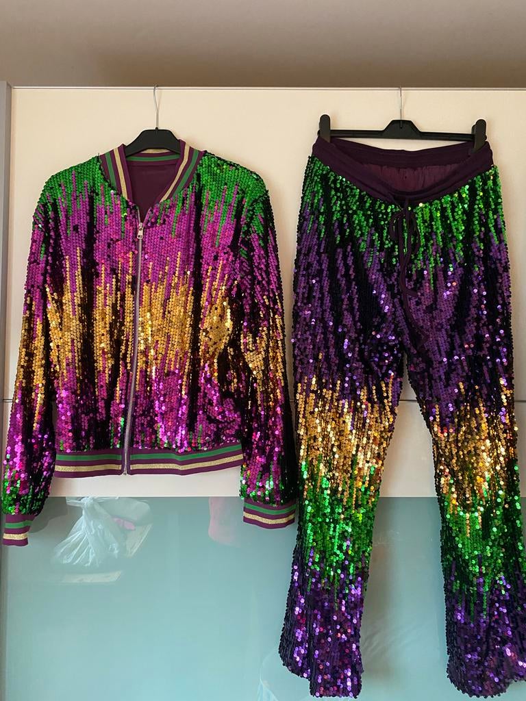 Carnavalskleding Pailletten - Maat L - Nieuw, Kleding | Dames, Carnavalskleding en Feestkleding, Carnaval, Maat 42/44 (L), Nieuw