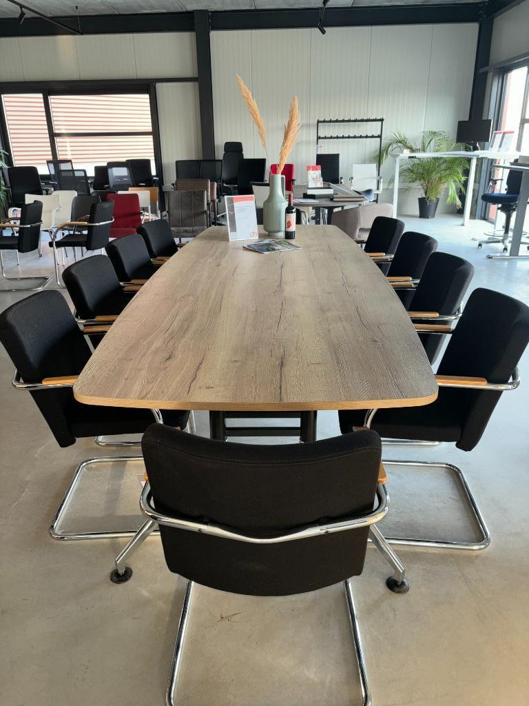Vergadertafel AH-SIGN, Ophalen, 100 tot 150 cm, Vijf personen of meer, Rechthoekig