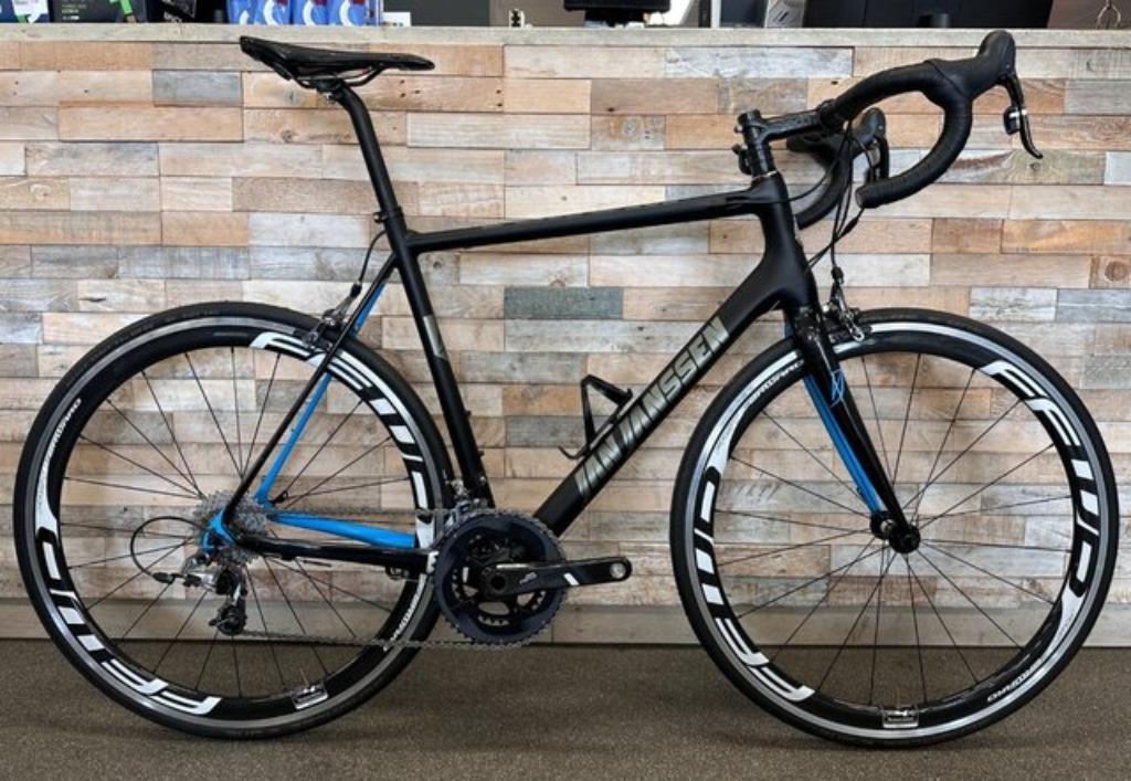Jan Janssen Venom, carbon wielset 57cm, Fietsen en Brommers, Fietsen | Racefietsen, 28 inch, Gebruikt, Carbon, Heren