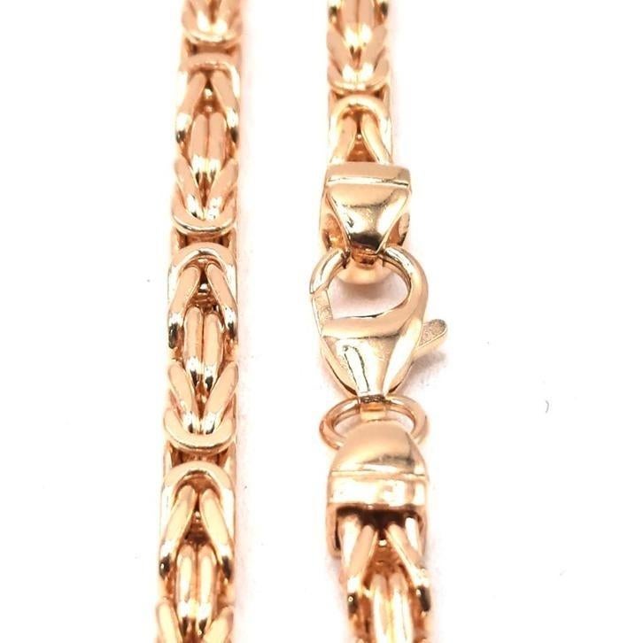 Gouden Koningsketting 14kt, Www.bredajuwelier.nl, Nieuw, Ophalen of Verzenden, Www.bredajuwelier.nl