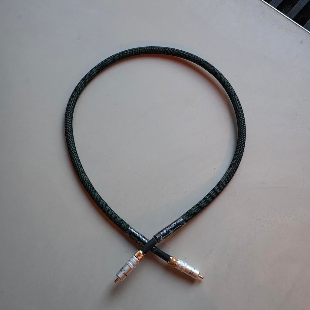 Audiomaat M-way 4DW Reference Rca interlink mono (1 stuk), Ophalen of Verzenden, Minder dan 2 meter, Interlink-kabel