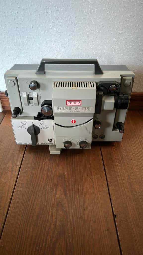 Vintage Eumig Mark-S 712 filmprojector., Ophalen of Verzenden, 8mm film