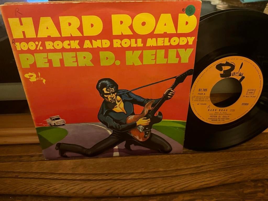 Peter D. Kelly - Hard Road Vinyl Single, Cd's en Dvd's, Vinyl Singles, 7 inch, Single, Ophalen of Verzenden, Zo goed als nieuw