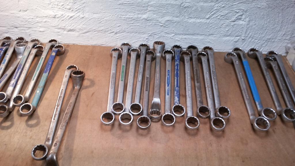 Gedore ringsleutels 24x30 27x30 27x32 en 30x32, Ophalen of Verzenden, Gebruikt